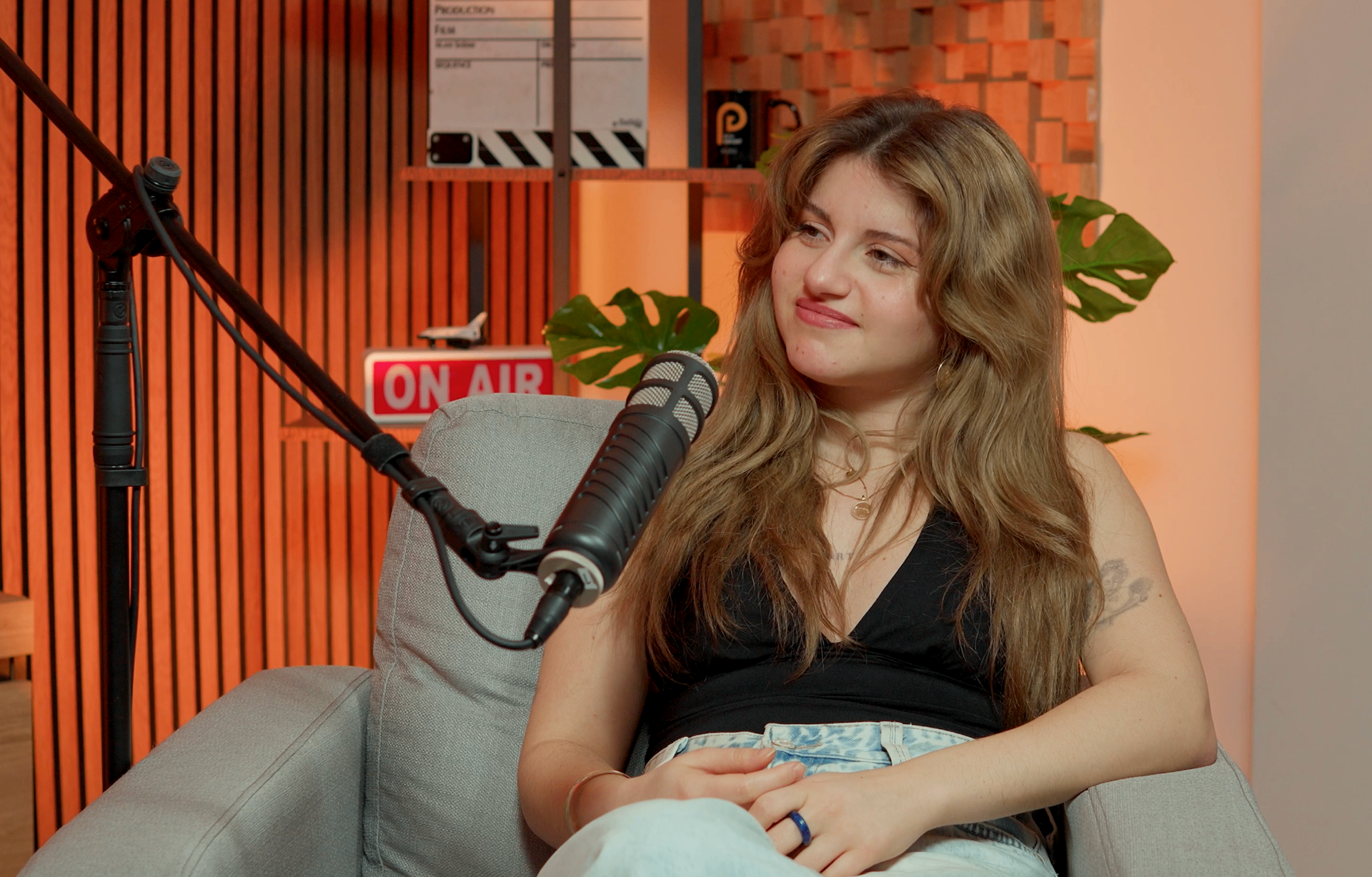 Studio podcast Laurea, plateau ON AIR